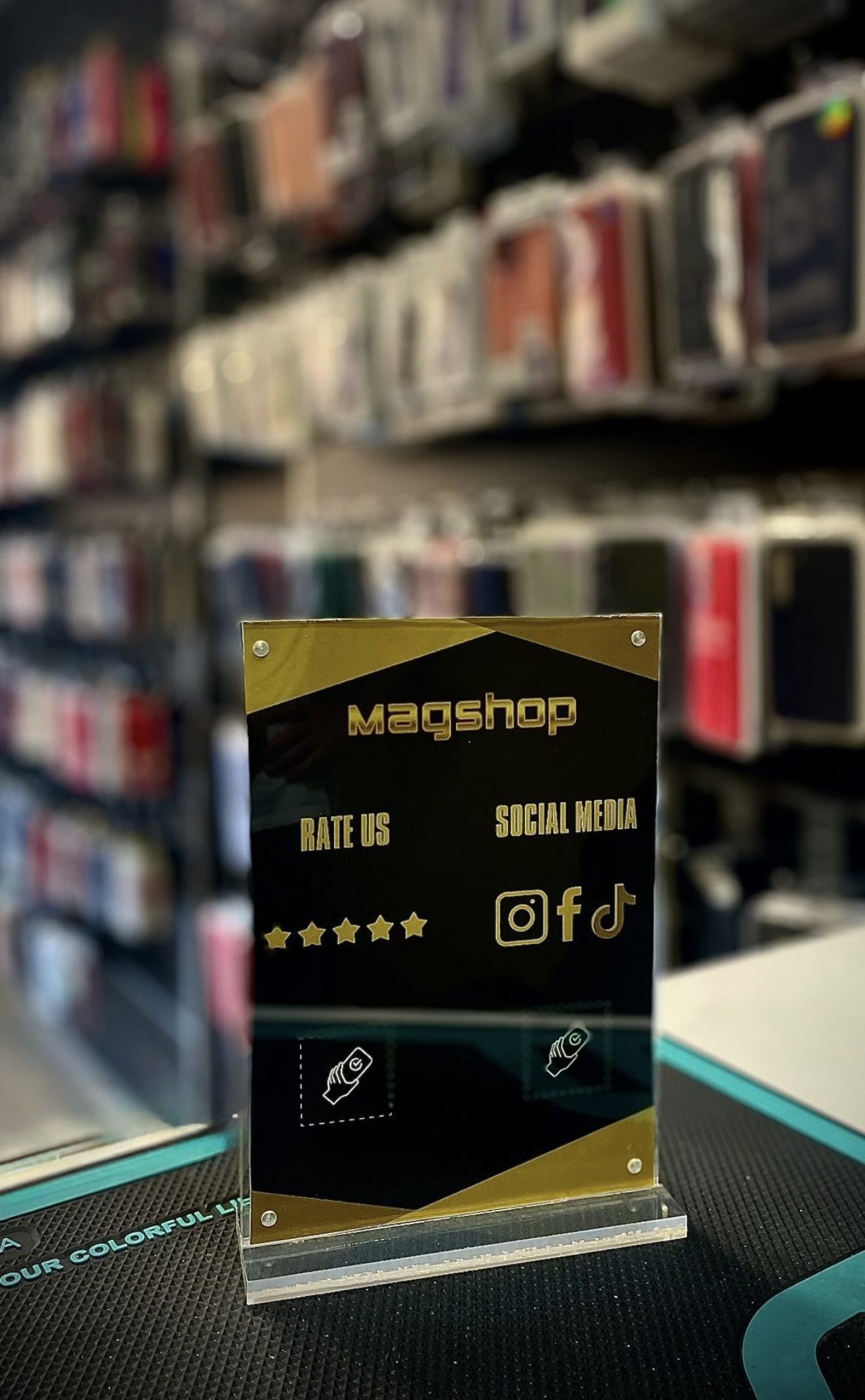 Rate Us Stand Example 3